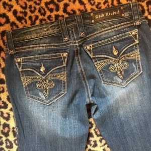 Rock Revival Sora Boot 30 34 Flap Pocket Jeans